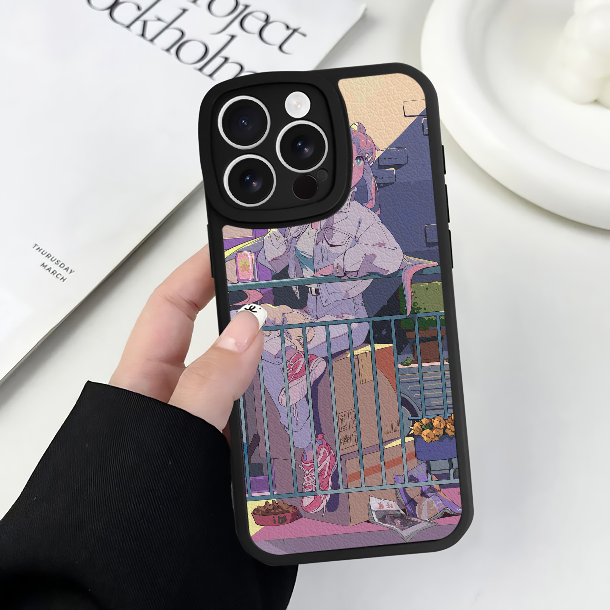 （画像用） 美少女戦士セーラームーン Sailor Moon 【iPhone 16シリーズ対応】シリコンスマホケース（レザー調） 材質：シリコン